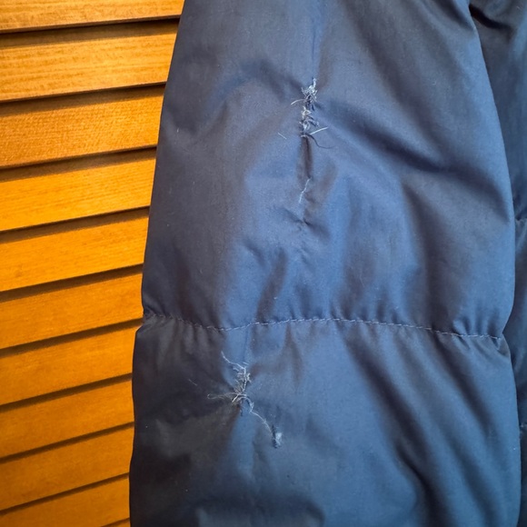 Patagonia Kids Bivy Down Jacket Navy Blue Size L - Picture 3 of 7